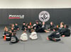 Kids in a martial arts class having fun