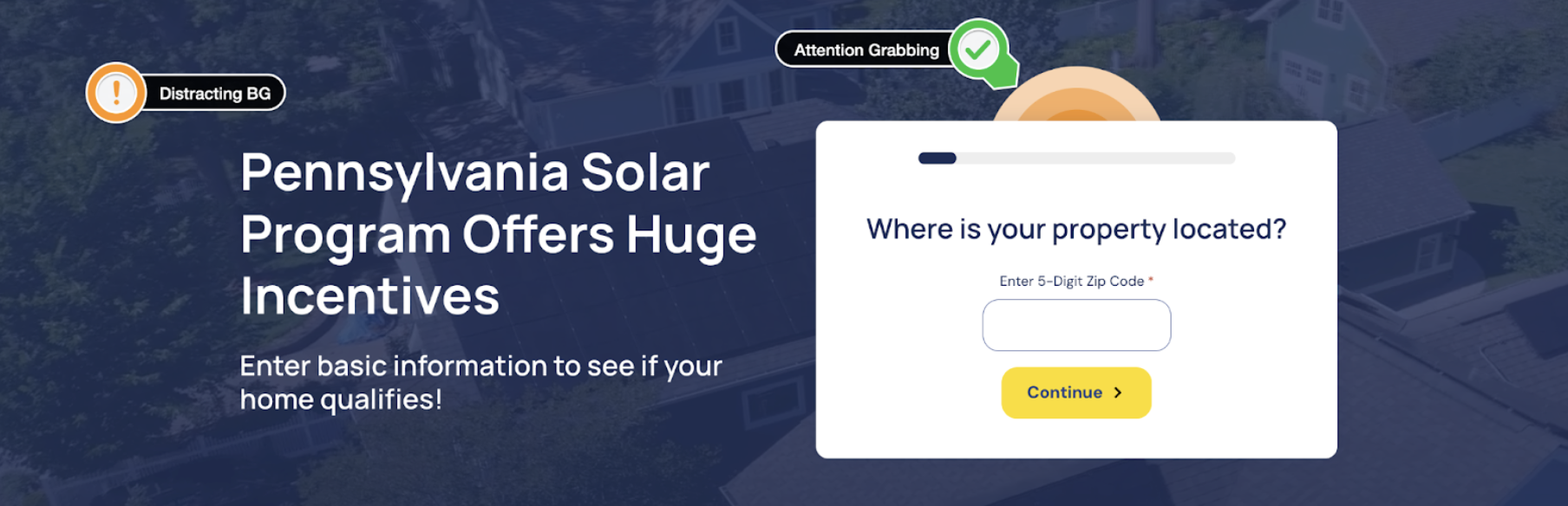 LeadForm placement on page