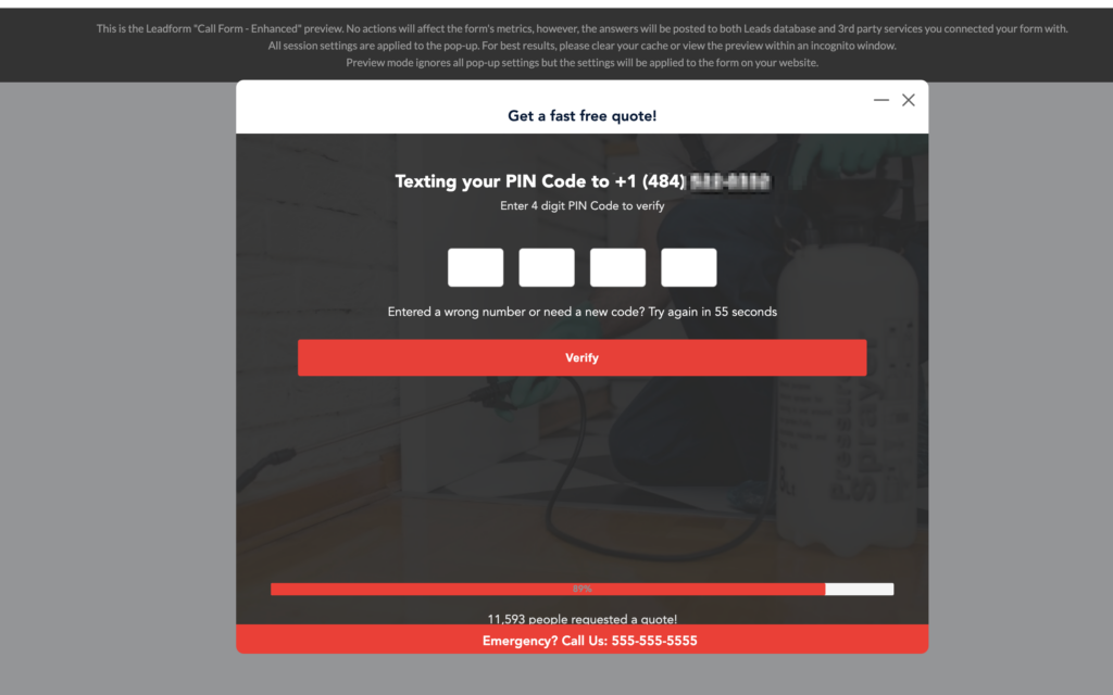 Otp phone verification