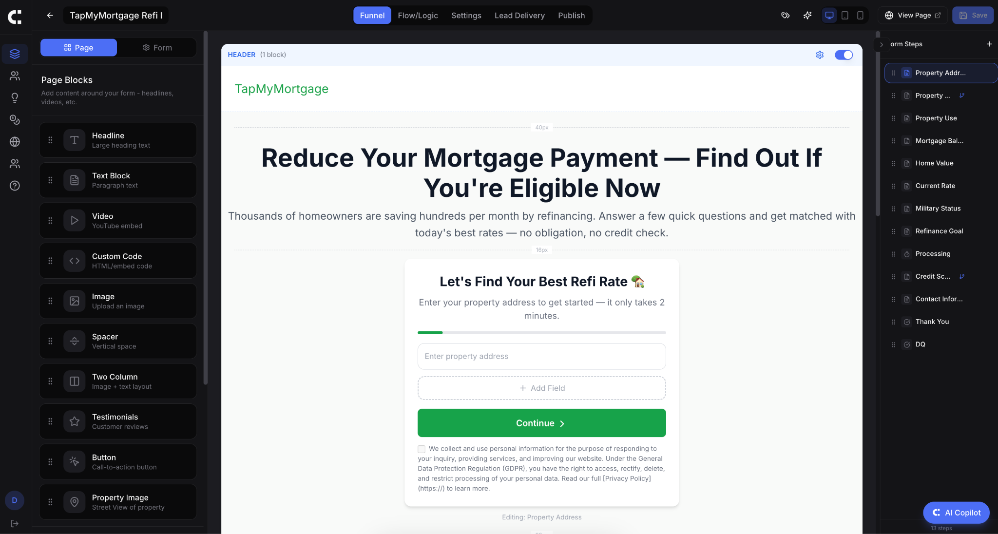 LeadCapture Next Gen unified funnel builder