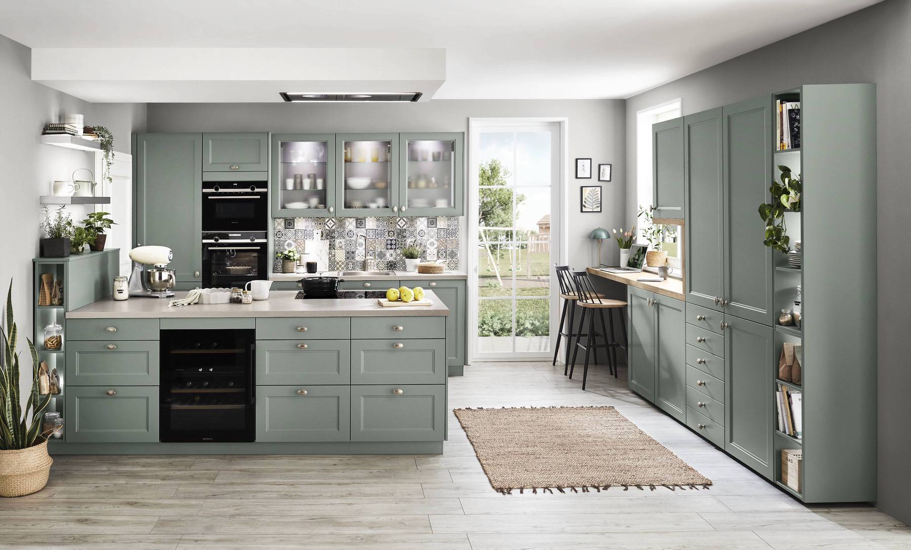 Contemporary shaker kitchen 6