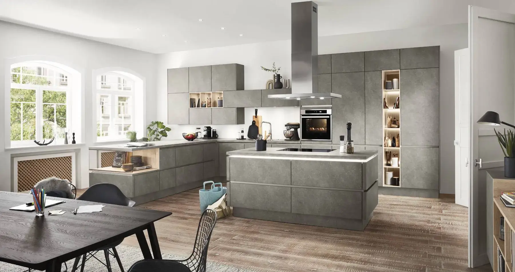 Handleless kitchen 3