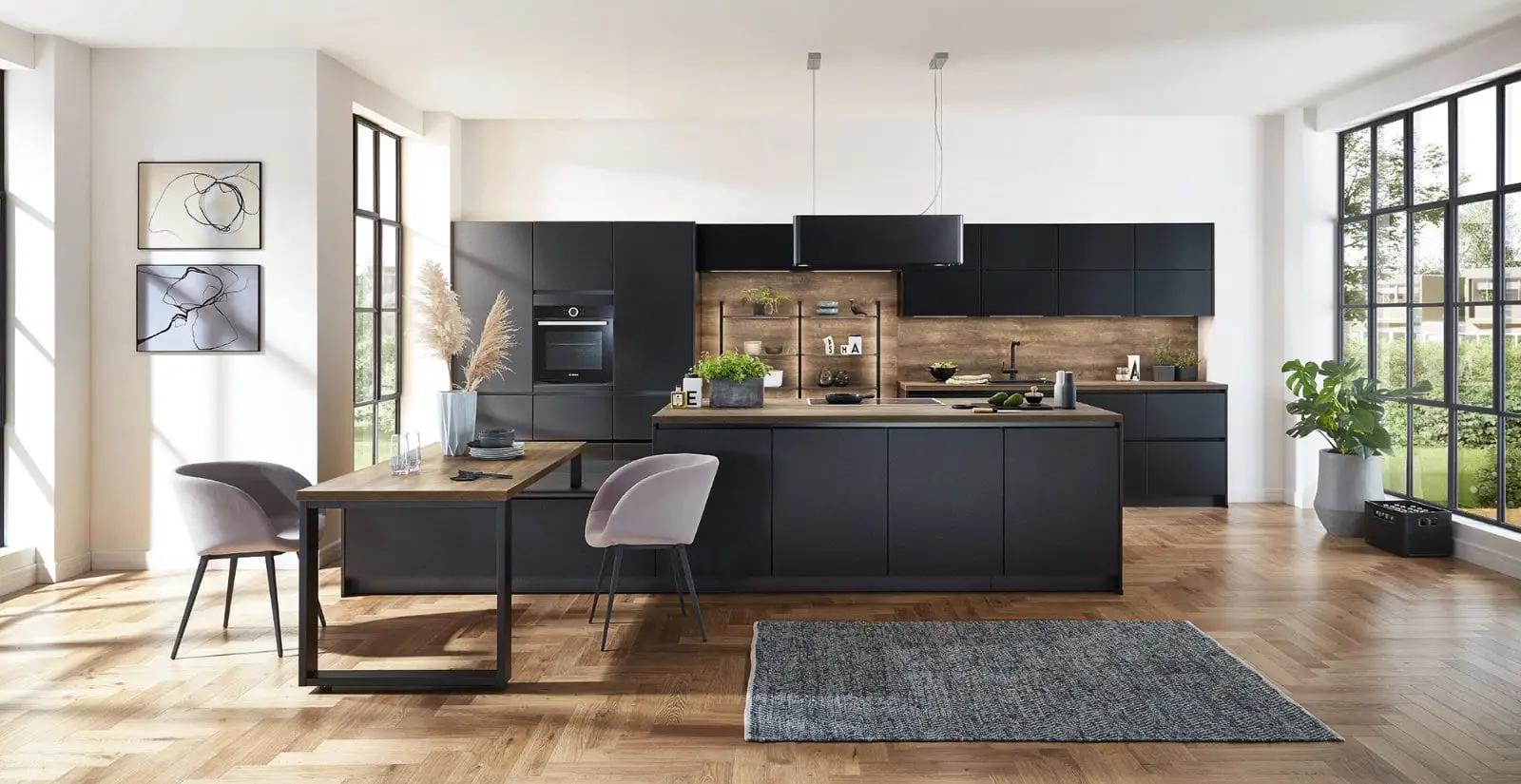 Handleless kitchen 8