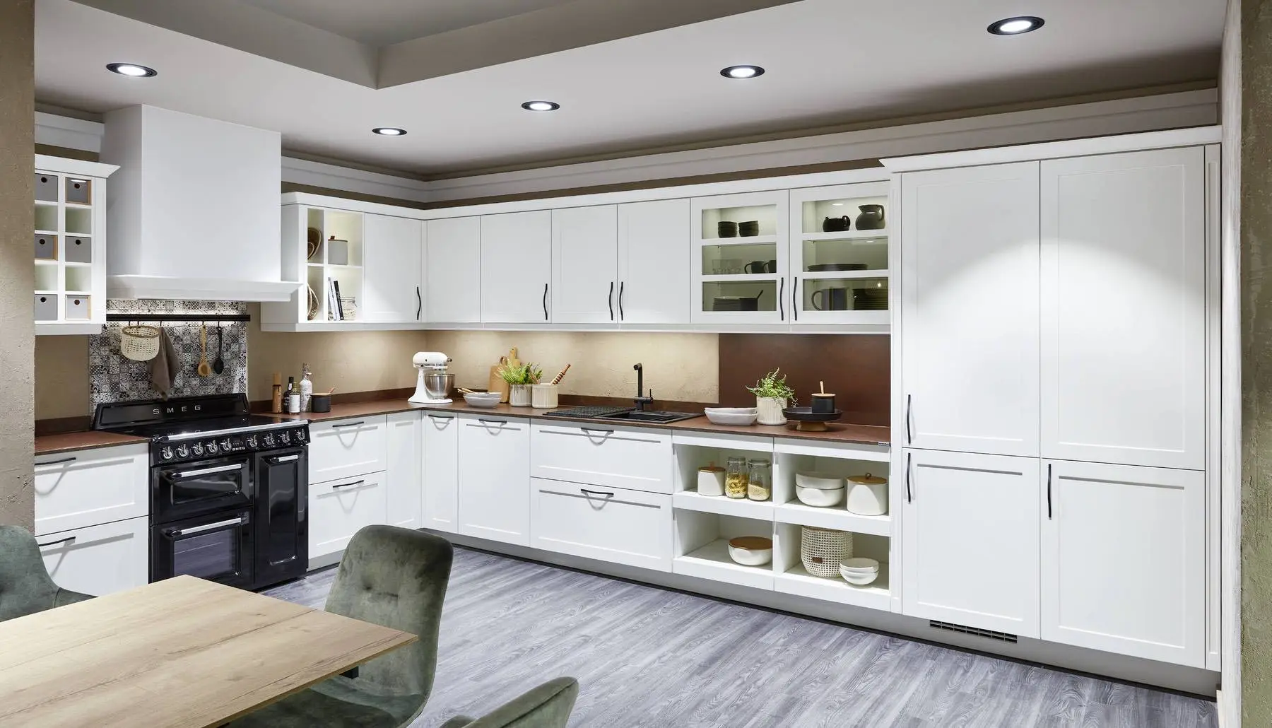Contemporary shaker kitchen 2