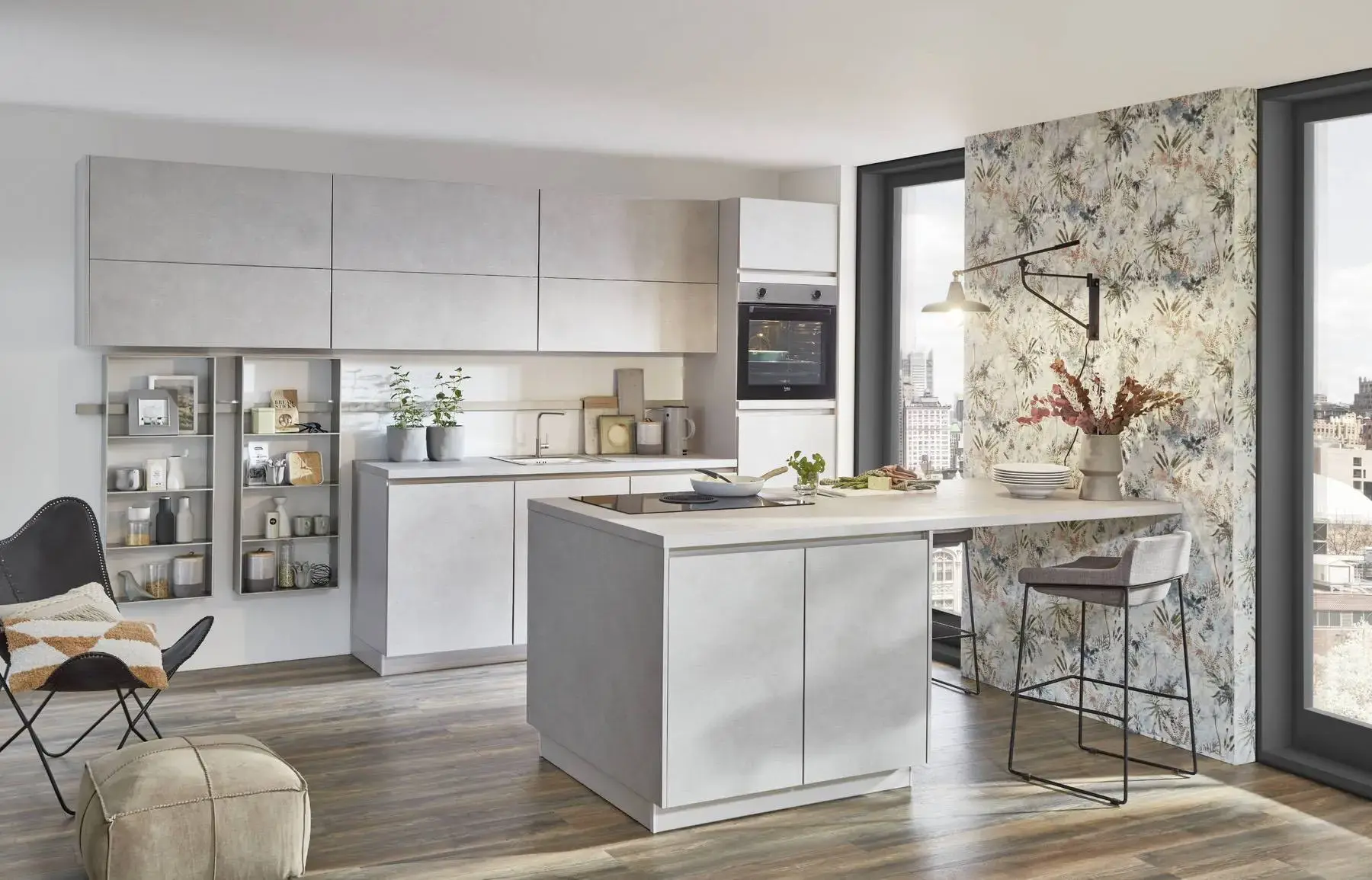 Handleless kitchen 5